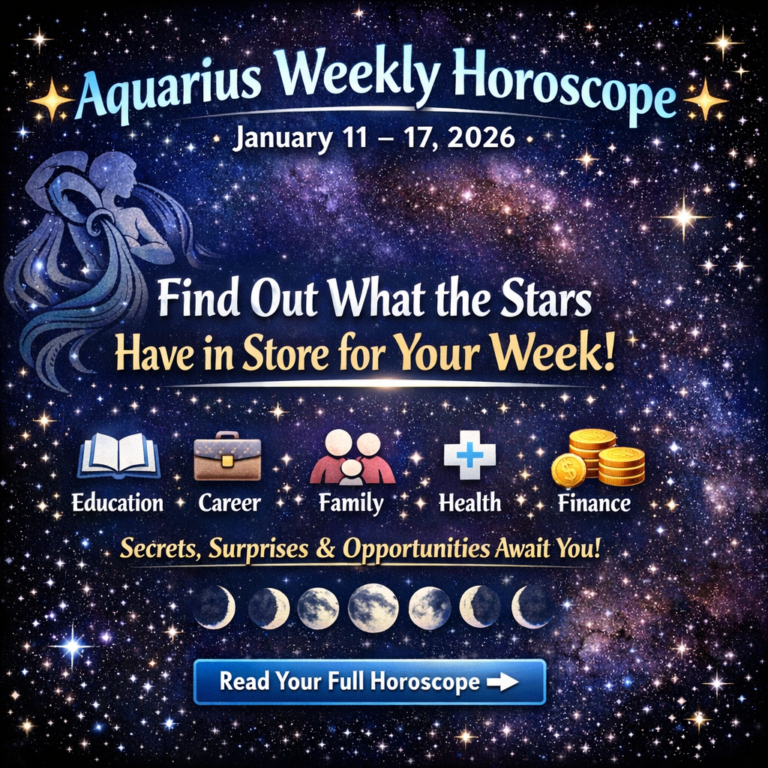 Aquaries Weekly Horoscope