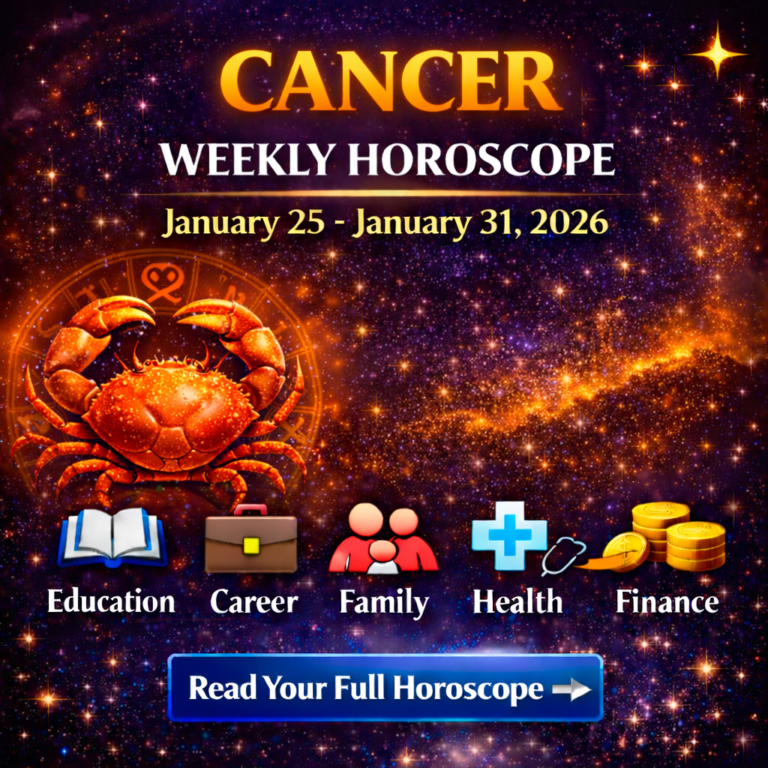 Cancer Weekly Horoscope