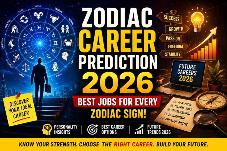 zodiac career prediction 2026 best career options for each zodiac sign: an astrology guide