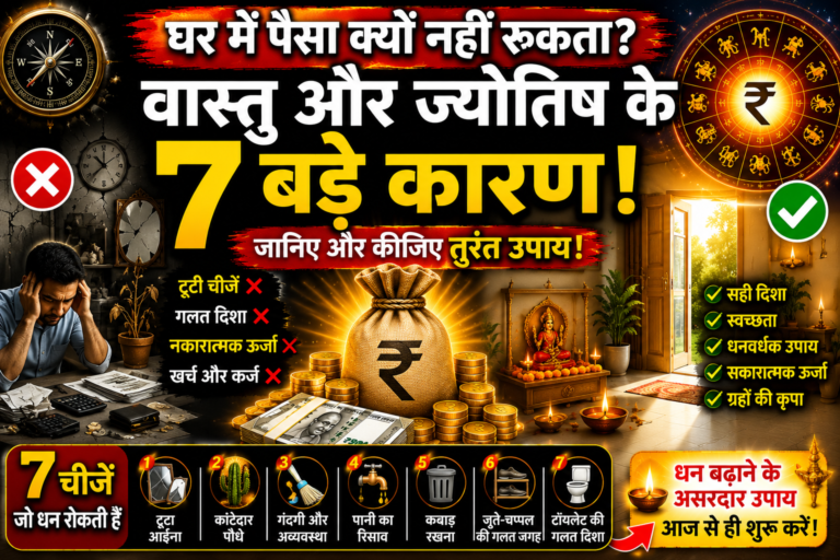 घर में पैसा क्यों नहीं रुकता