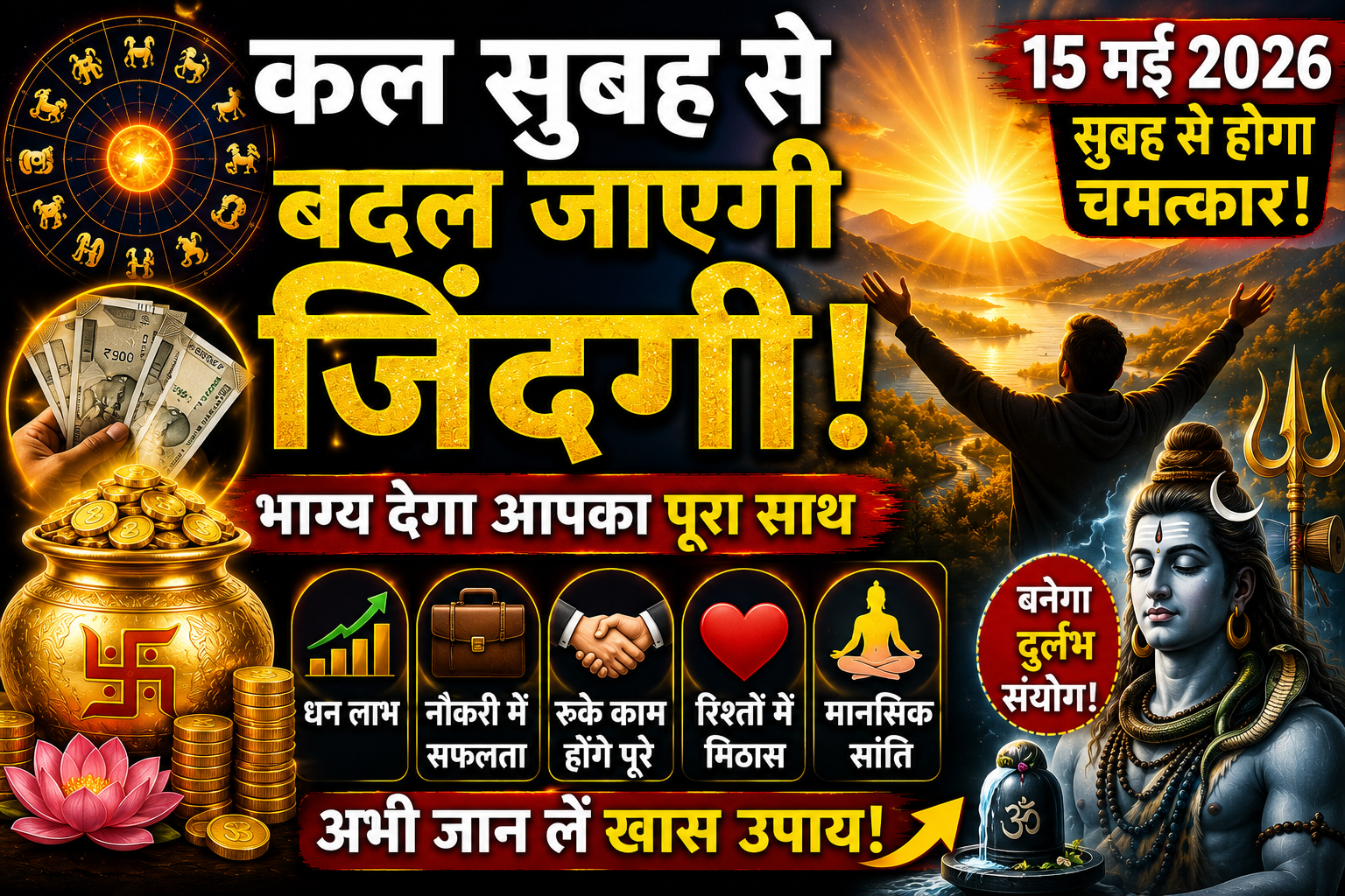 कल सुबह से बदल सकती है आपकी जिंदगी